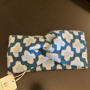 NEW Knotted Blue Knit Head Wrap Fadivo